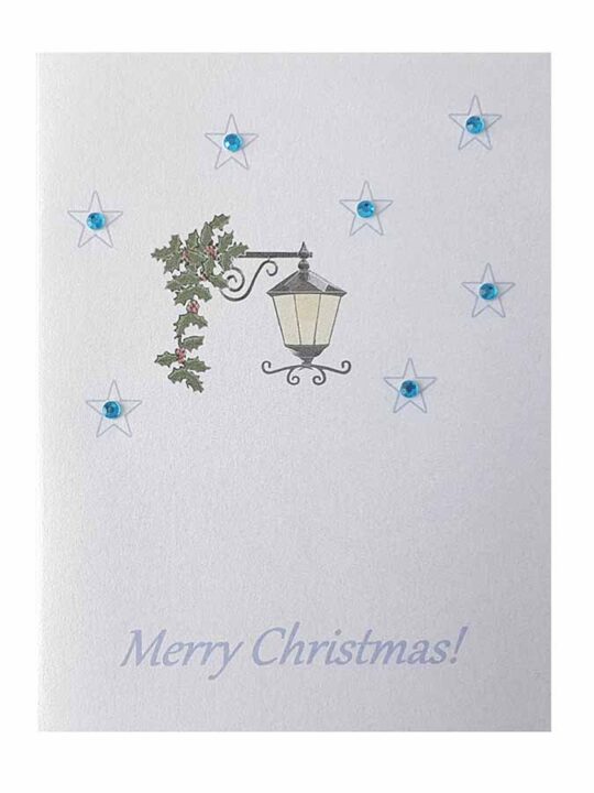 Street lamp Christmas card