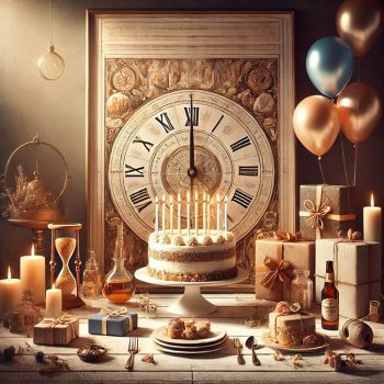 Image portraying the history of birthdays - a journey through time.