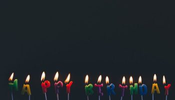 An image of a birthday cake candles