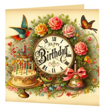 victorian birthday card